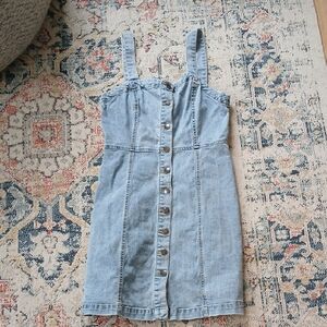 Aeropostale Light Blue Denim Mini Dress Medium